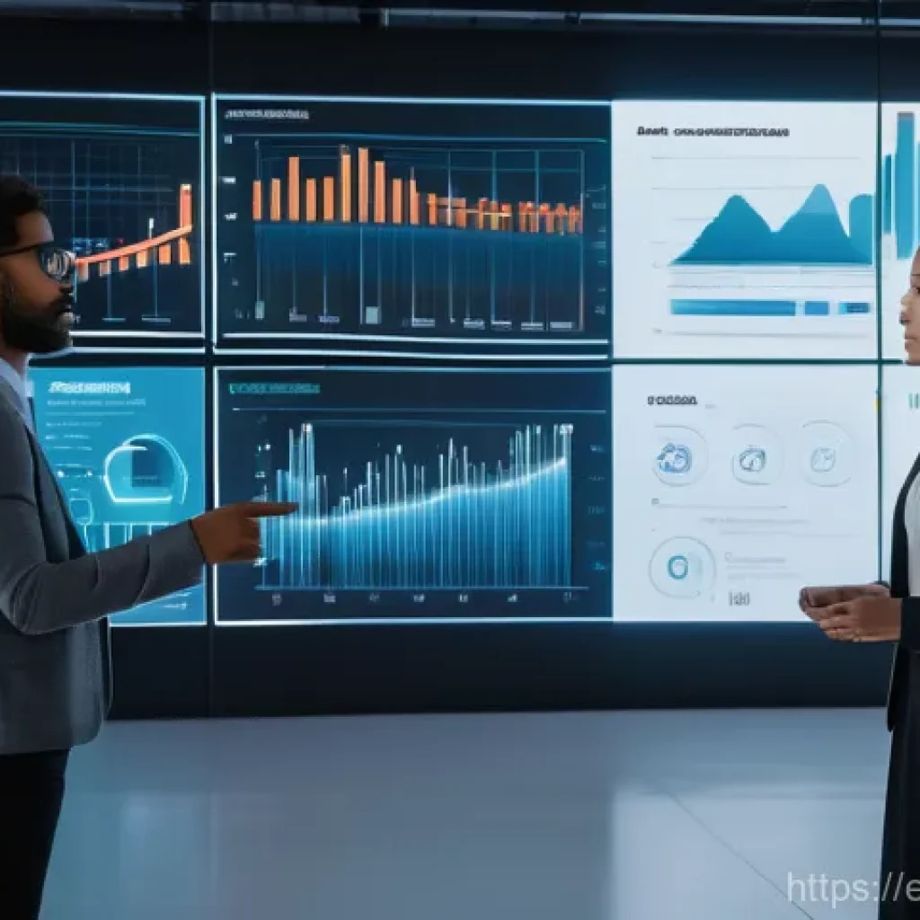 인공지능 학습자의 포트폴리오 제작법 - **Prompt:** A diverse group of four young adult AI professionals, two men and two women, dressed in ...