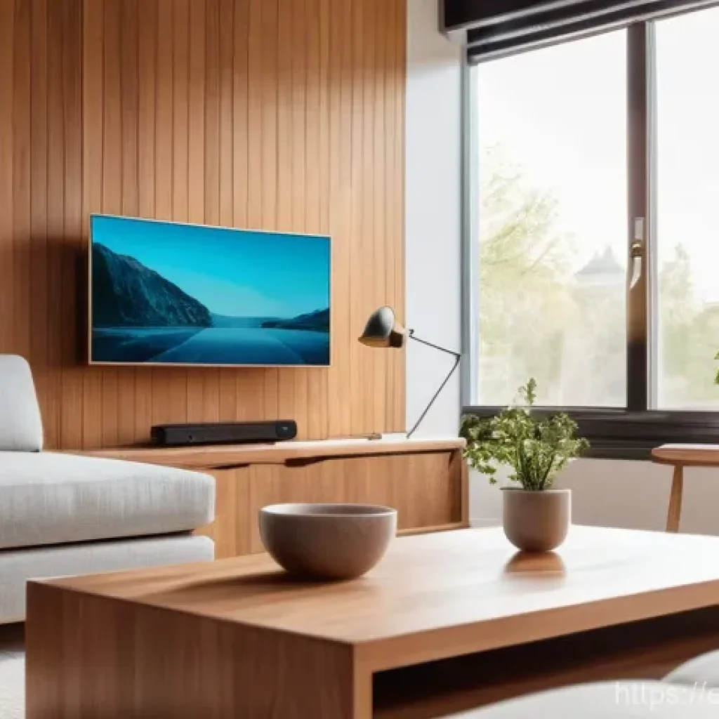 인공지능 개발자와 기업의 기대 - **Seamless AI Integration in Daily Life:**
"A cozy, sunlit modern living room. A diverse young a...