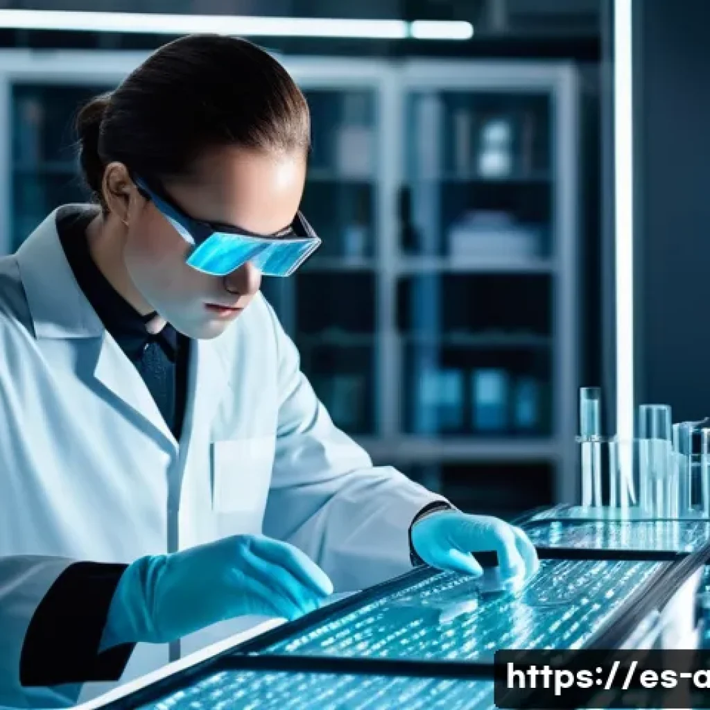 머신러닝 모델의 예측 정확도 향상 - **Prompt:** A focused data scientist, meticulously sorting and polishing glowing, intricate data fra...